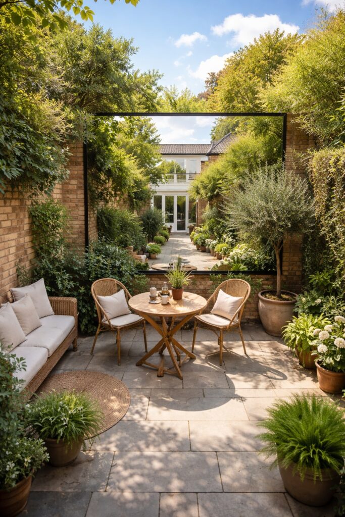 courtyard-depth-mirror-high-angle-paved-courtyard