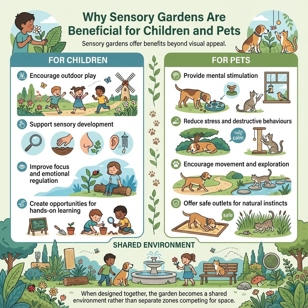 sensory-garden-benefits-kids-pets-infographic